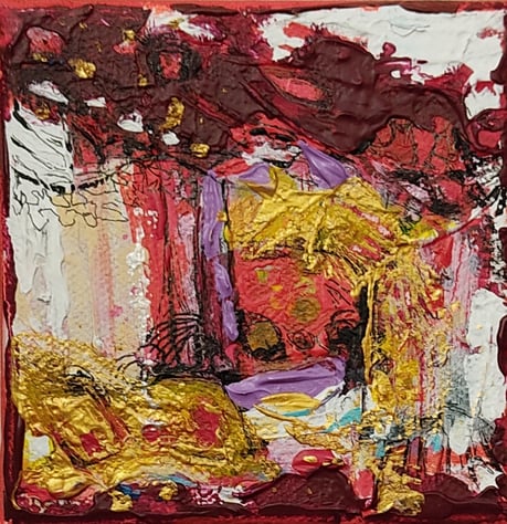 paysage 9 peinture acrylique contemporaine Elisabeth Augendre