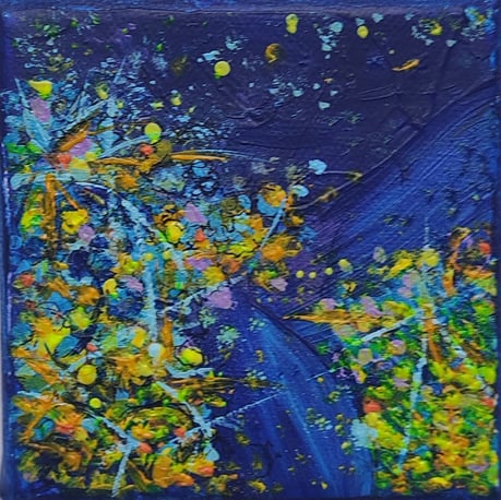  Elisabeth Augendre peintre en Ariège peinture originale acrylique