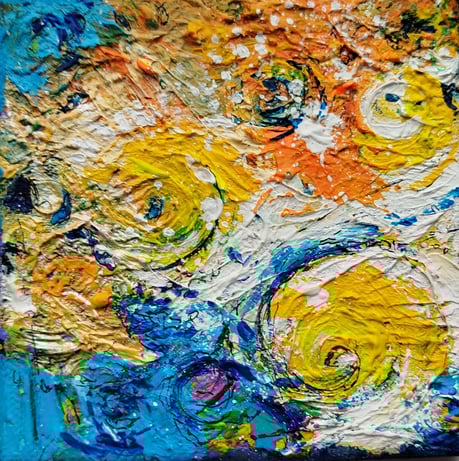Elisabeth Augendre artiste peintre en Ariège acrylique abstrait