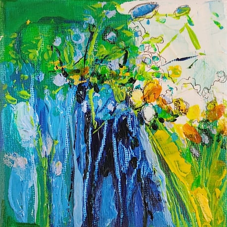 Elisabeth Augendre artist peintre en Ariège acrylique impressionnisme paysage 49