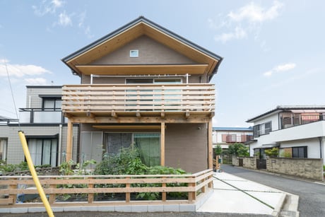 木製バルコニー