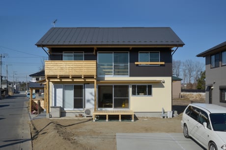 木製バルコニー