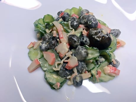 ムカゴのサラダ