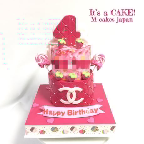 ピンク&ピンク&ピンク 4歳お誕生日ケーキ🎀 #ピンク #お誕生日 #いちご組 #スイーツ #キャンディ #🍭 #ケーキ #pink #pinkcake #bdcake #4thbirthday #torte #gateau #cake #誕生日ケーキ #🇯🇵
