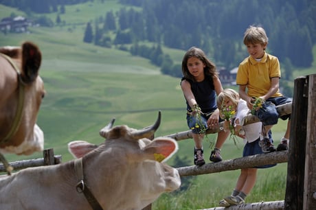 Kinderprogramm im Sommer am Reschenpass im Vinschgau, Südtirol bei Nauders: Urlaub mit Kindern