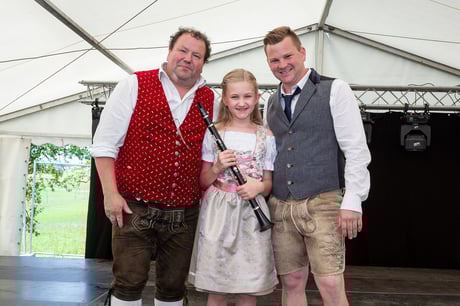 Maier Pöndorf Frühschoppen gespendete Kinderklarinette TMK Pöndorf