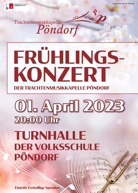 Frühlingskonzert TMK Pöndorf 2023