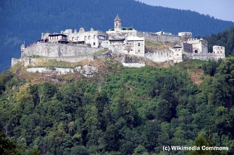 Freitag: Auf der Rückreise nach Wien machen wir an der Burg Landskron halt und nehmen an einer Führung am Affenberg und einer Adlerflugschau teil.