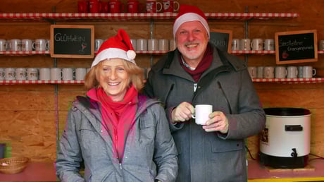 Das Punschhütten Team am vierten Adventsonntag.