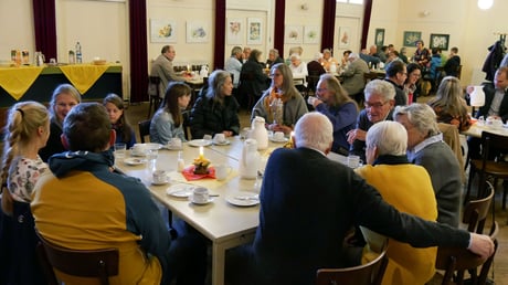 Foto vom Osterfrühstück am 17.April 2022.