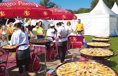 traiteur paella géante pour événement à Paris IDF