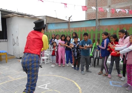 パントマイム教室の様子