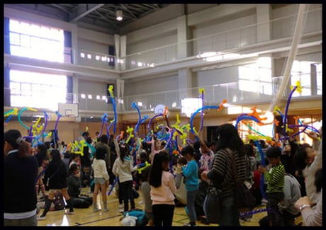 バルーンアート教室の様子