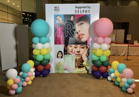 ライブでバルーン装飾