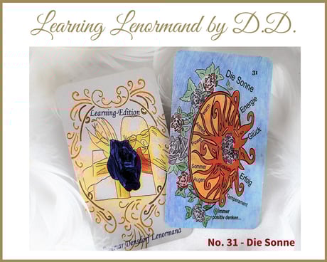 Lenormand Lernkarten Sonne