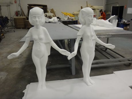 Elementos escenográficos, para decorado de ópera (Teatro Real)