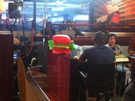 "Hamburguesas Unicas" , especial para rodaje de un spot VIPS
