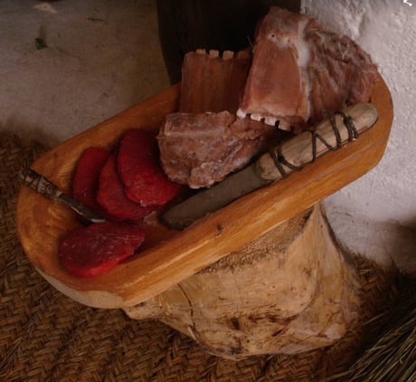 Ficticios de Comida, Carne, Costillas, Cuchillos - Exposición