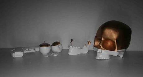 Cráneo para Ana Locking - Pasarela Cibeles