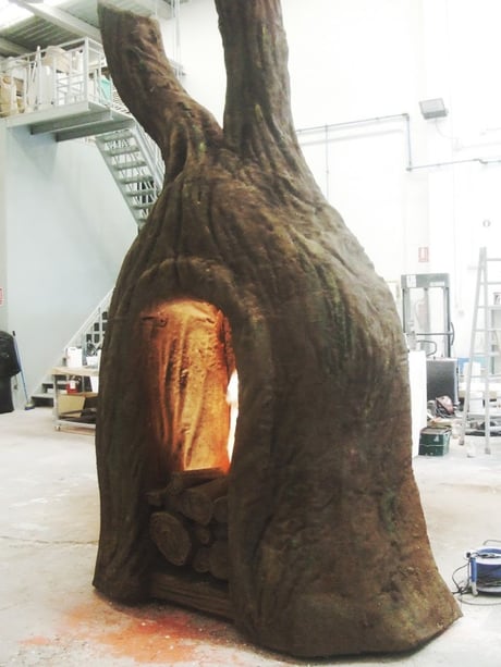 Carra Tronco - Chimenea, para un espectáculo musical