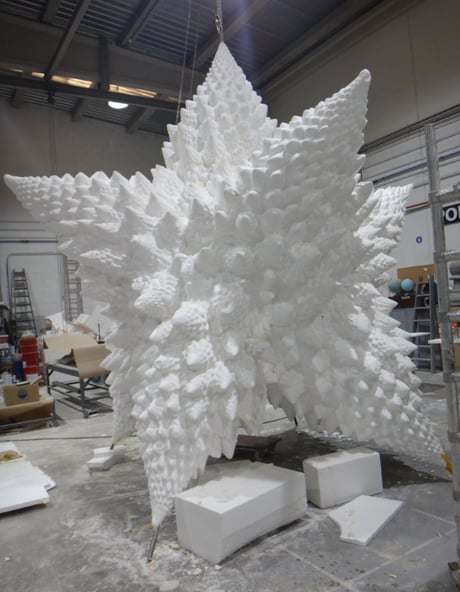 Escultura ampliacion para el escultor irlandés Patrick O´Reilly