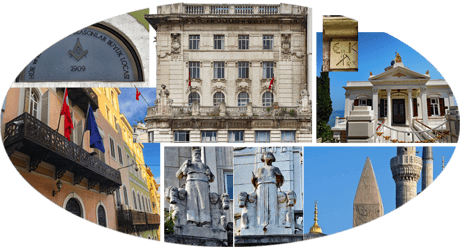 Istanbul: Statue des Hiram Abif der Architekt des Königs Salamons