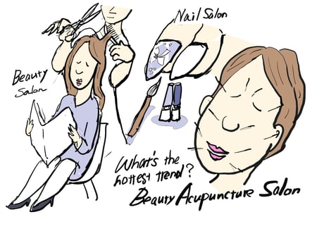 美容鍼 顔のむくみ 顔の張り 顔面麻痺 国分寺こみね鍼灸整骨院