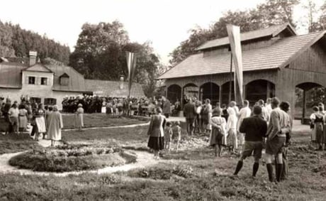 Erste Eröffnung der Gradieranlage im Jahr 1956