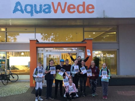 Siegerehrung des Abschlusstests