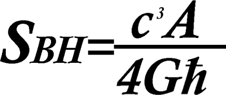 ベッケンシュタイン-ホーキング公式