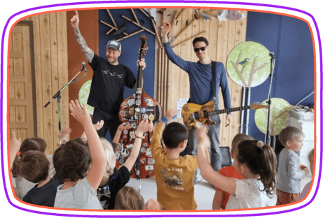 Live-Musik von den Dynamit Dudes