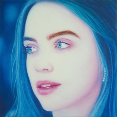 Foto of Josie McCoy, Painting of Billie Eillish