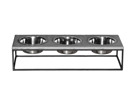 fattoAmano Beton Napf Station Futter hangemacht Unikat FEEDO TRIS Design 