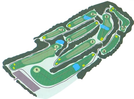 Map of Lebanon Pines Golf Course