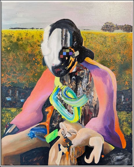 Künstliche Intelligenz in der Malerie - Felix Pensel im rfzk Nuernberg