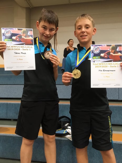 Bei der Nachwuchsliga in Baden holte Tobias Mach den 3. Platz in der Gruppe 5 und Nico Zimmermann den 1. Platz in der Gruppe 7. Mit dabei waren auch Klaus Mörwald (4. Platz in Gruppe 3) und Niklas Binder, die leider ohne Top-3-Platzierung blieben.