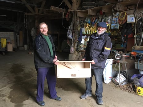 Ein neuer Turmfalkenkasten für die Bächlimatt (23.01.2021)