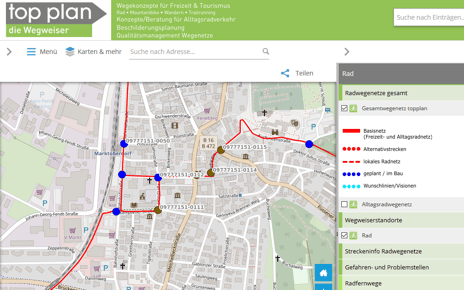 Geoportal Hier können Sie einsehen, was wir erfasst, analysiert und geplant haben - tagesaktuell, komfortabel bedienbar und nach den verschiedenen Gesichtspunkten sortiert. Im Hintergrund arbeitet dafür unsere professionelle GIS-Datenbank.