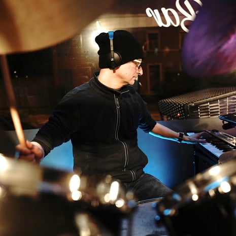 Adrian Heid am Konzert im Highspeed Binningen