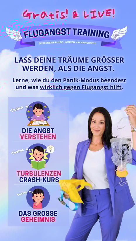 Flugangst Training! 100% kostenlos!