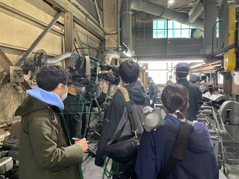 ロケーション撮影の様子