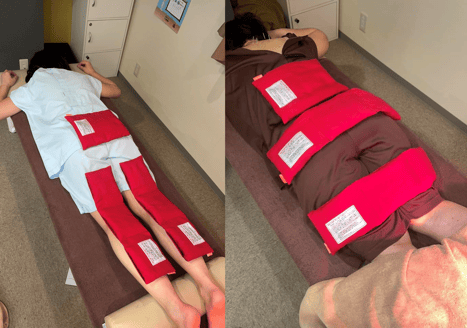 ユメロン黒川製HEATRAYは遠赤外線積分放射率が93.0%の天然鉱石を用いているため自然な暖かさが長く続き、血流循環の改善に大きく寄与する。