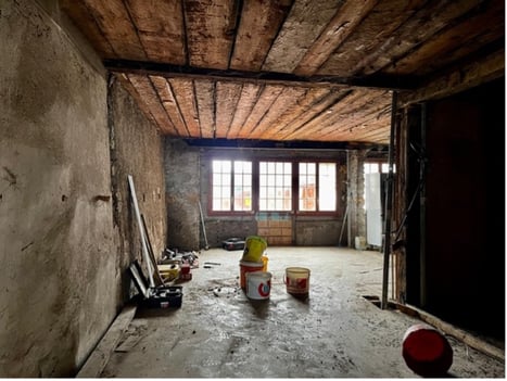 Rückbau im ehemaligen Restaurant Bettlihorn