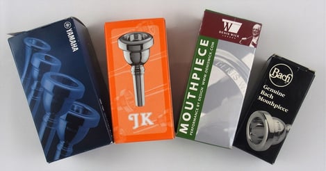 Messing-Mundstücke, Musikhaus Schmon Blasinstrumente, Flums