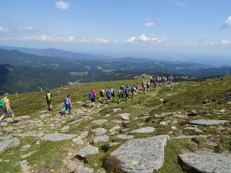 Über die Koralm geht der Weg der 24 Stunden Wanderung 
