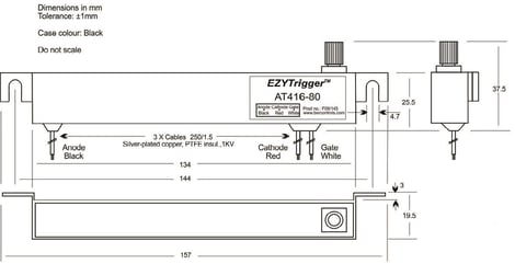 The SCR / Thyristor Trigger Unit AT416 was developed for firing single High Power Thyristors with optical control signals  by logic circuit output signals from microcontrollers, microprocessors, CPLDs or FPGAs under difficult operation conditions