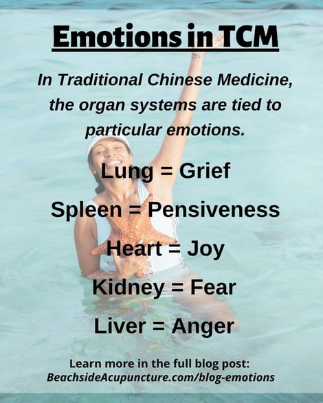 TCM organ systems and emotions on the Beachside Blog