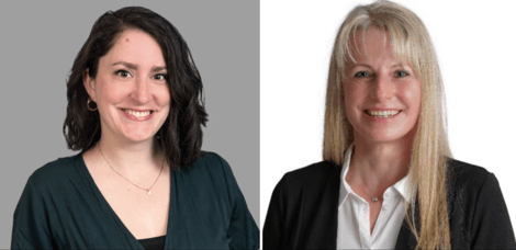 Damaris Bach (EVP, links) und Evelyn Wilda-Graf (FDP). Bilder: zvg