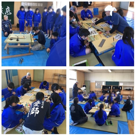 ものづくり魅力発進講座　茅ヶ崎市立鶴が台中　
