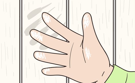 低価格でできる千葉市の外壁塗装・屋根修理　　塗り替えどき　外壁を触ると白いこながつく